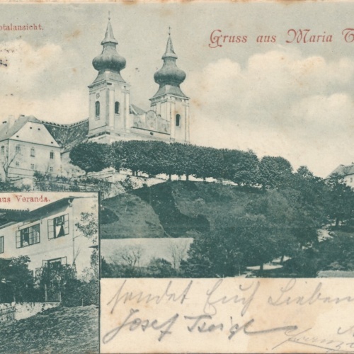 AK gruss aus Maria Taferl Klaus Verdans Niederösterreich Ansichtskarte (8422)