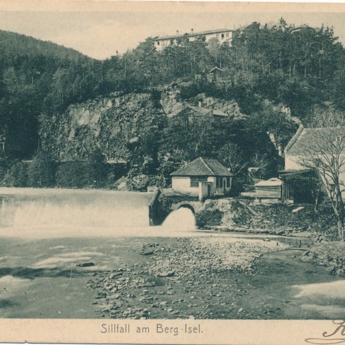 AK aus Sillfall am Berg Isel Tirol Ansichtskarte (9969)