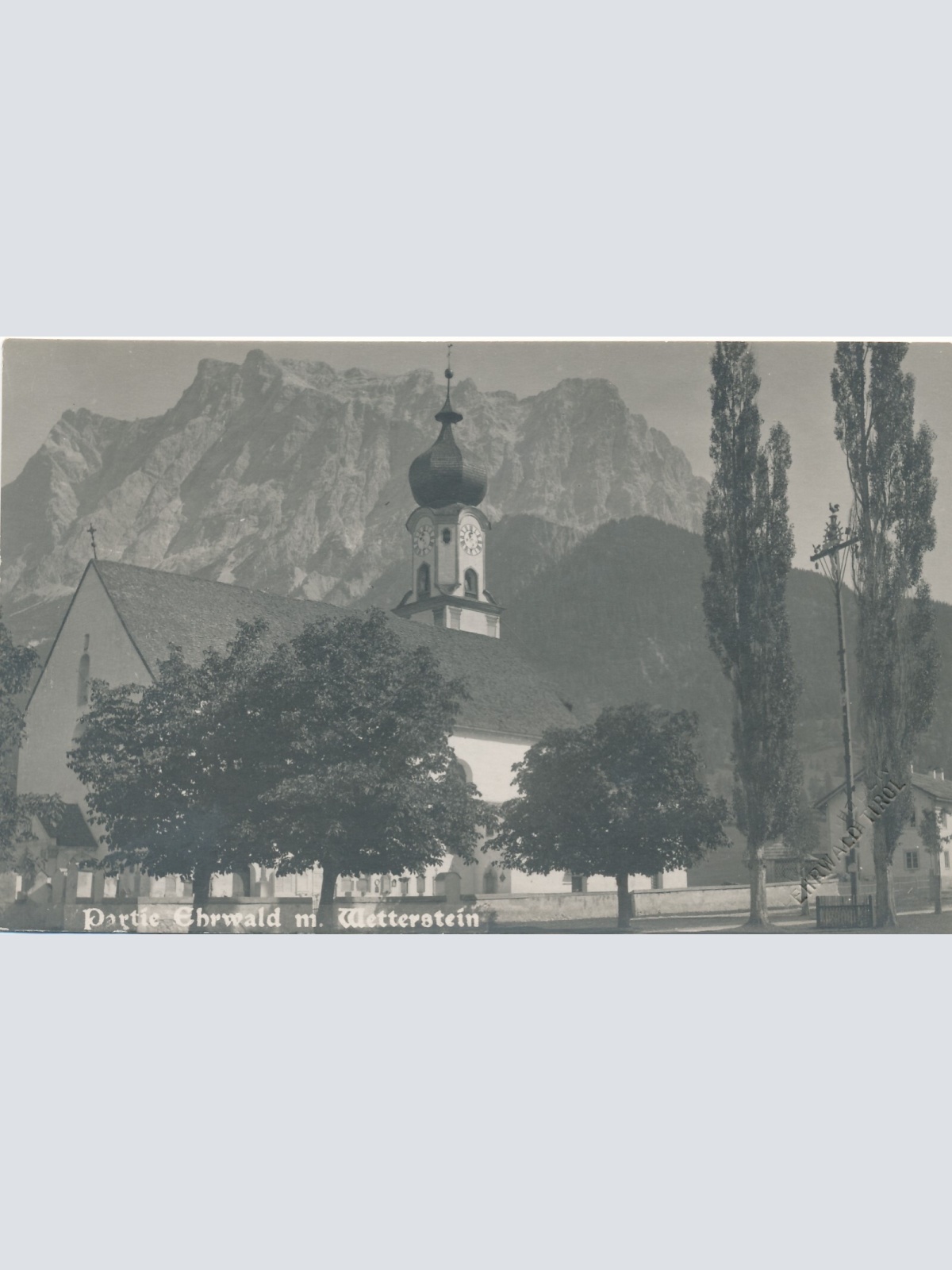 AK aus Ehrwald mit Wettstein Tirol Ansichtskarte (9927)
