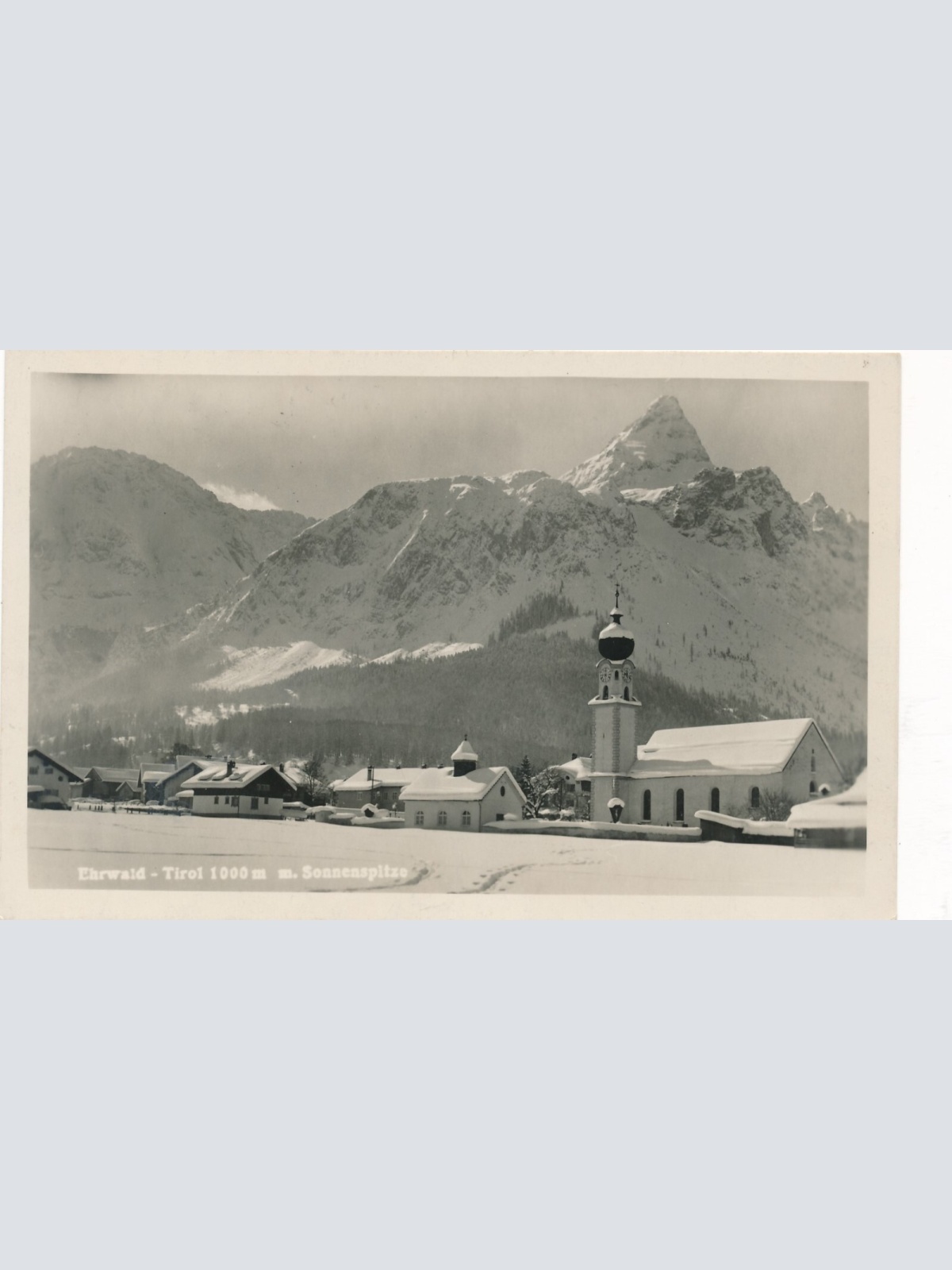 AK aus Ehrwald mit Sonnenspitze Tirol Ansichtskarte (9930)