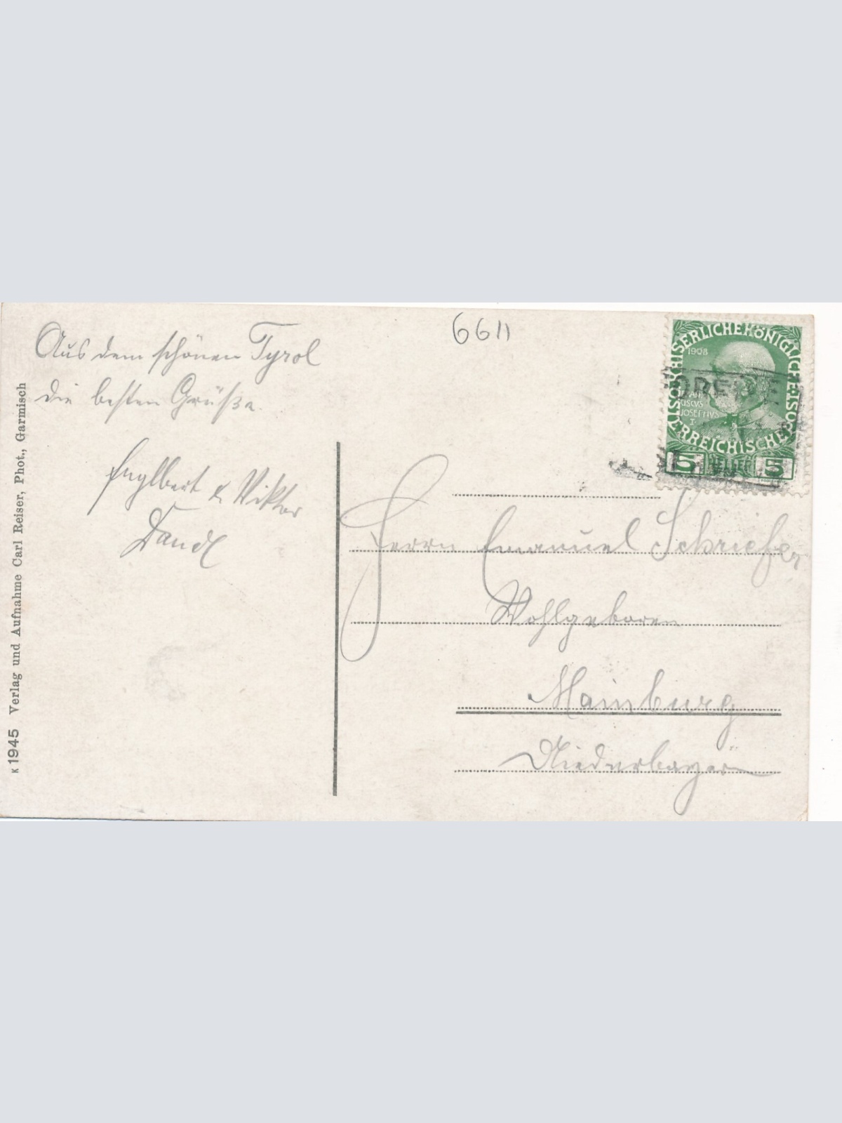 AK vom Plansee mit Hotel Forelle Tirol Ansichtskarte (9938)