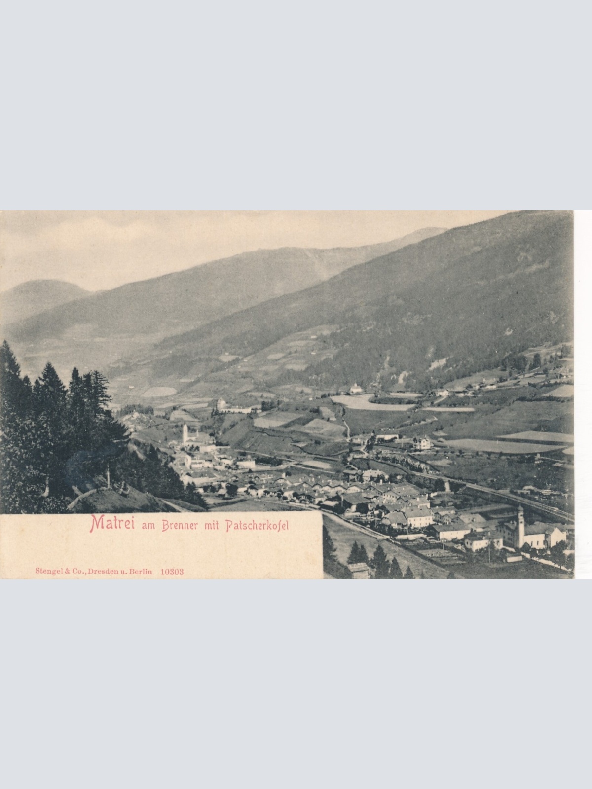 AK aus Matrei am Brenner Patscherkofel Tirol Ansichtskarte (9715)