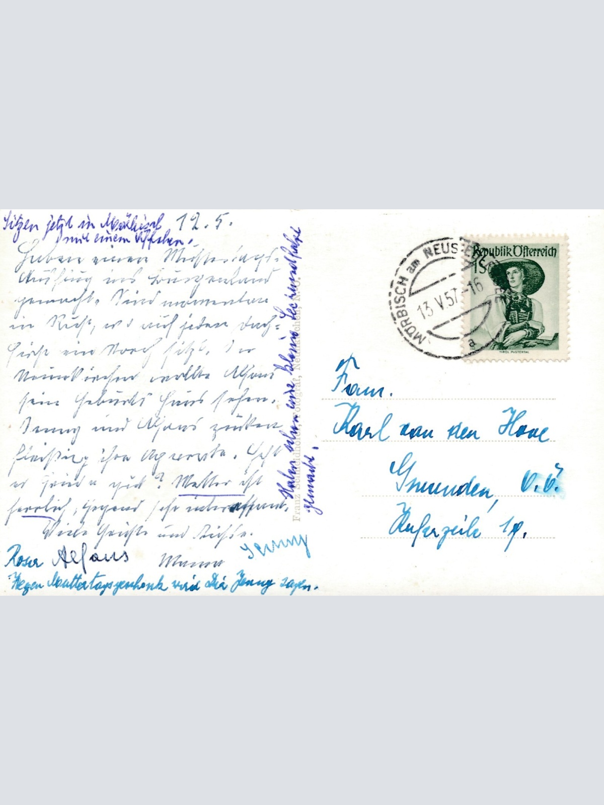 AK aus Neunkirchen Niederösterreich Ansichtskarte (9576)