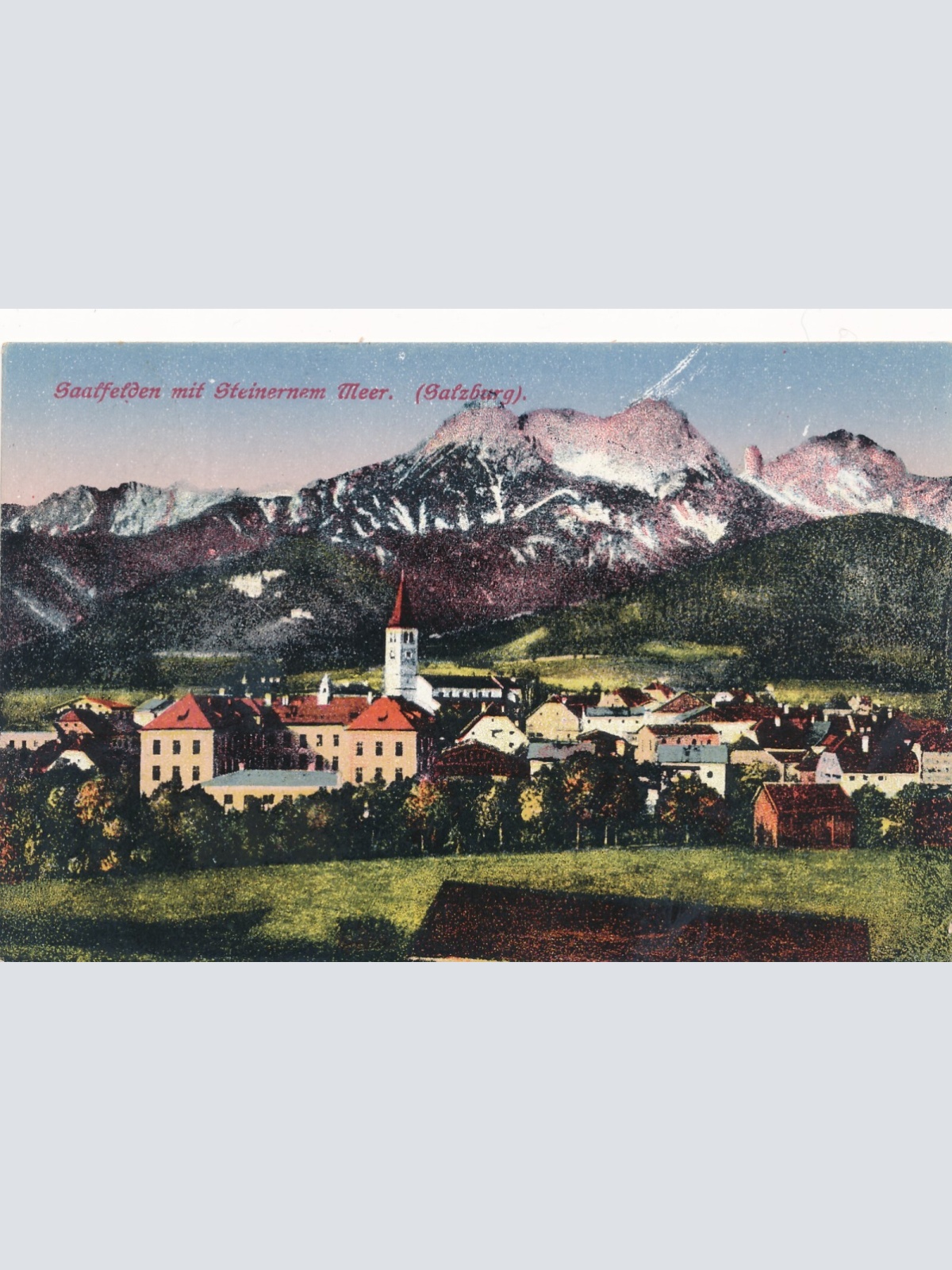 AK aus Saalfeden Salzburg Ansichtskarte (9692)