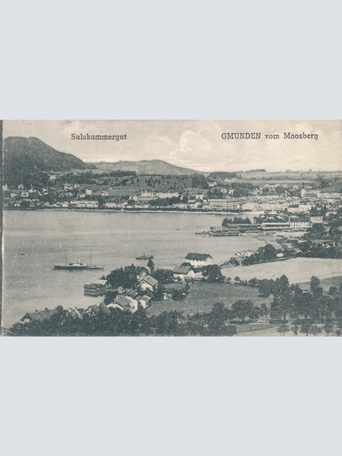 AK aus Gmunden vom Moosberg Oberösterreich Ansichtskarte (9617)
