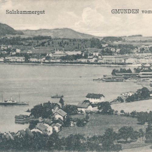 AK aus Gmunden vom Moosberg Oberösterreich Ansichtskarte (9617)