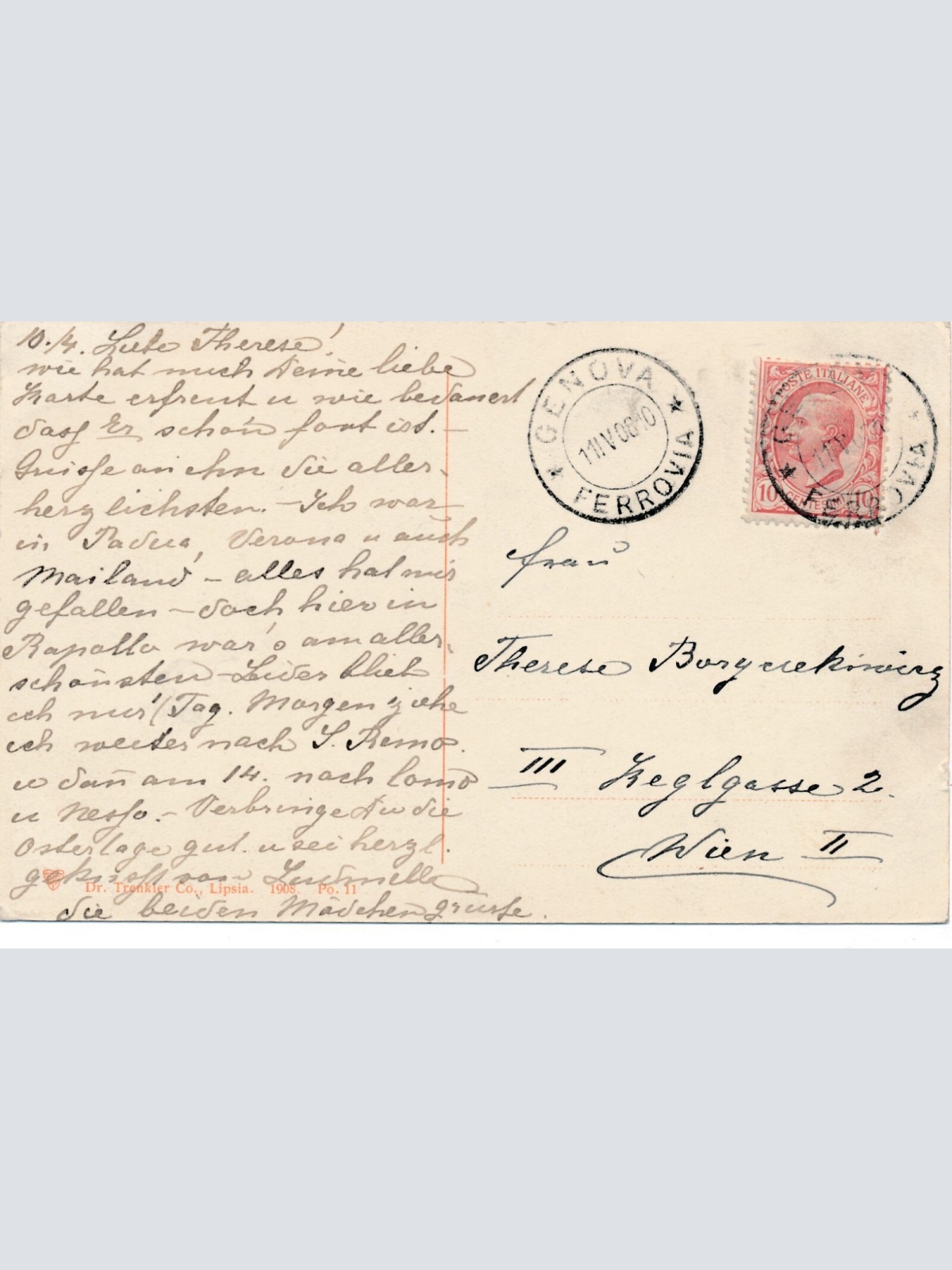 AK aus Portofina Golfo Italien Ansichtskarte (9641)