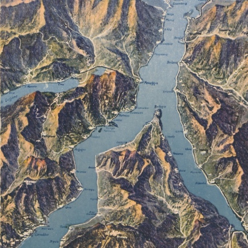 AK aus Lago die Garda aus der Vogelschau Italien Ansichtskarte (9643)