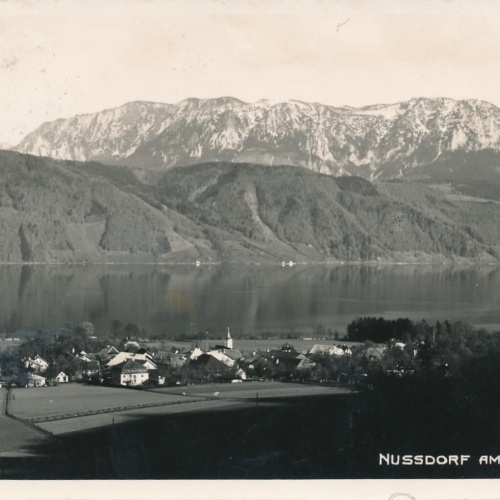 AK aus Nussdorf am Attersee Oberösterreich Ansichtskarte (9637)