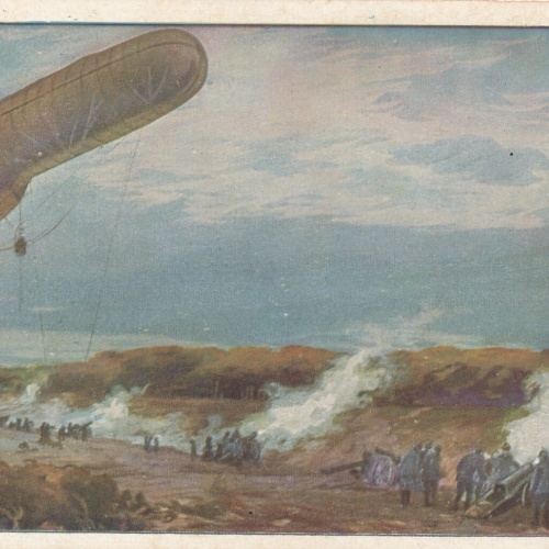 AK Zeppelin über dem Schlachtfeld (10224)