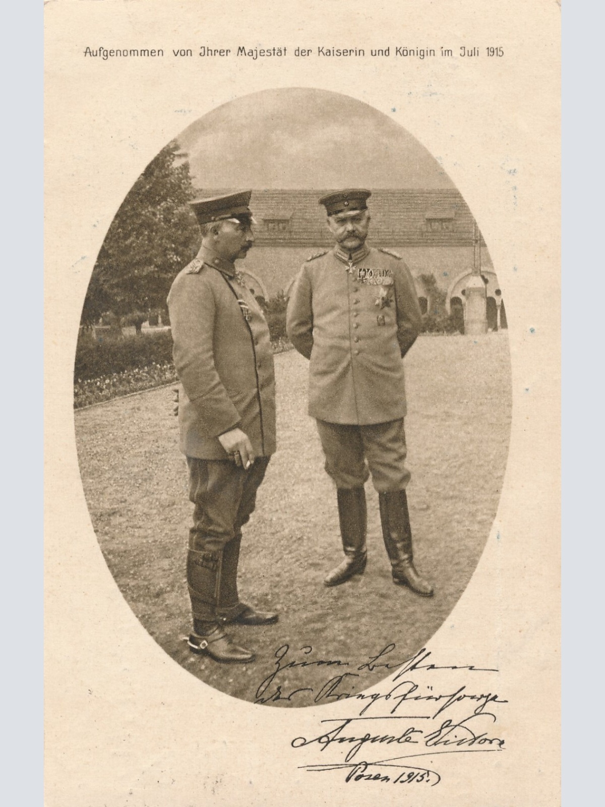 AK Hindenburg und Kaiser Wilhelm (10227)