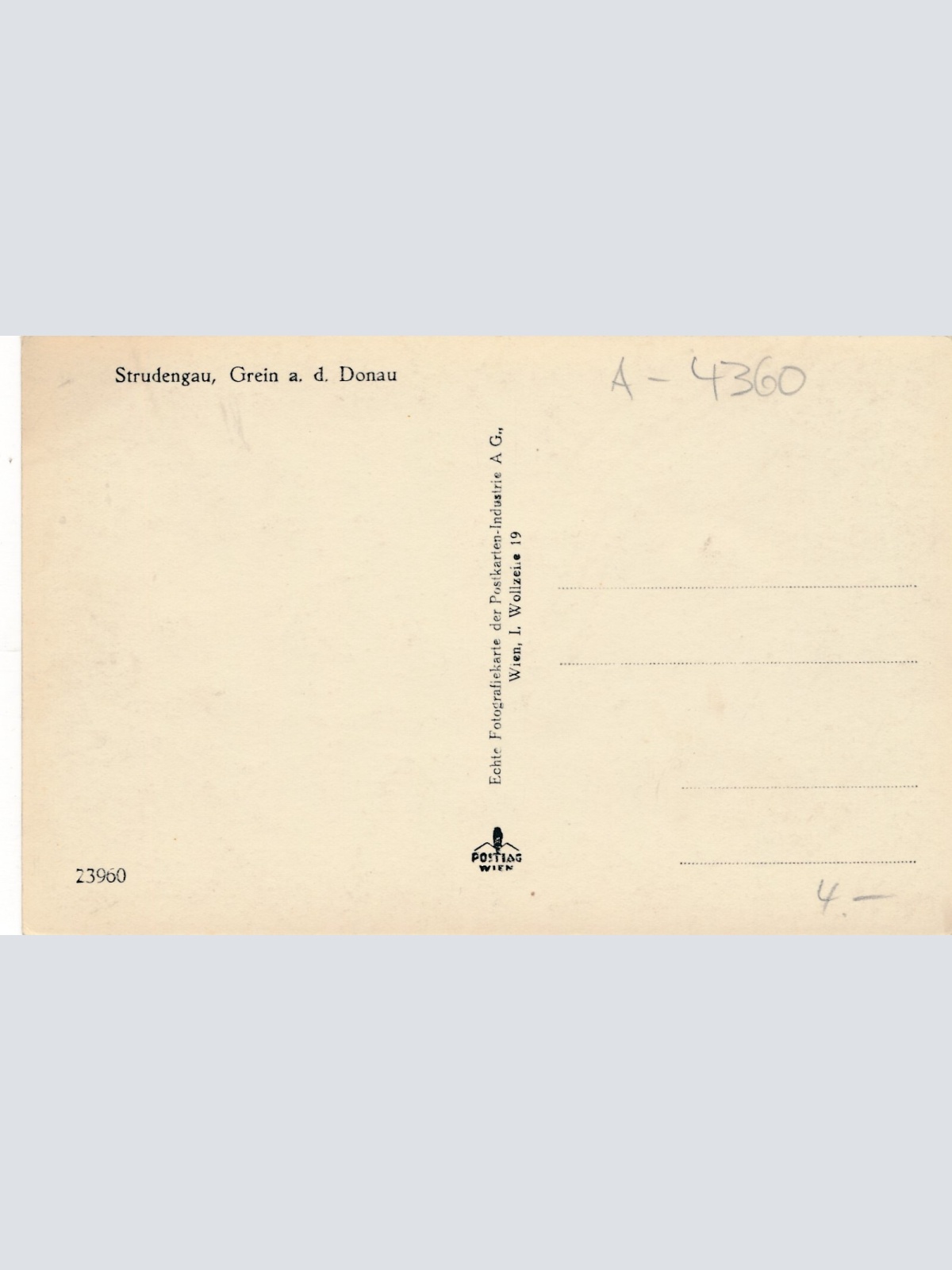 AK aus Grein a. Donau Oberösterreich (J95)