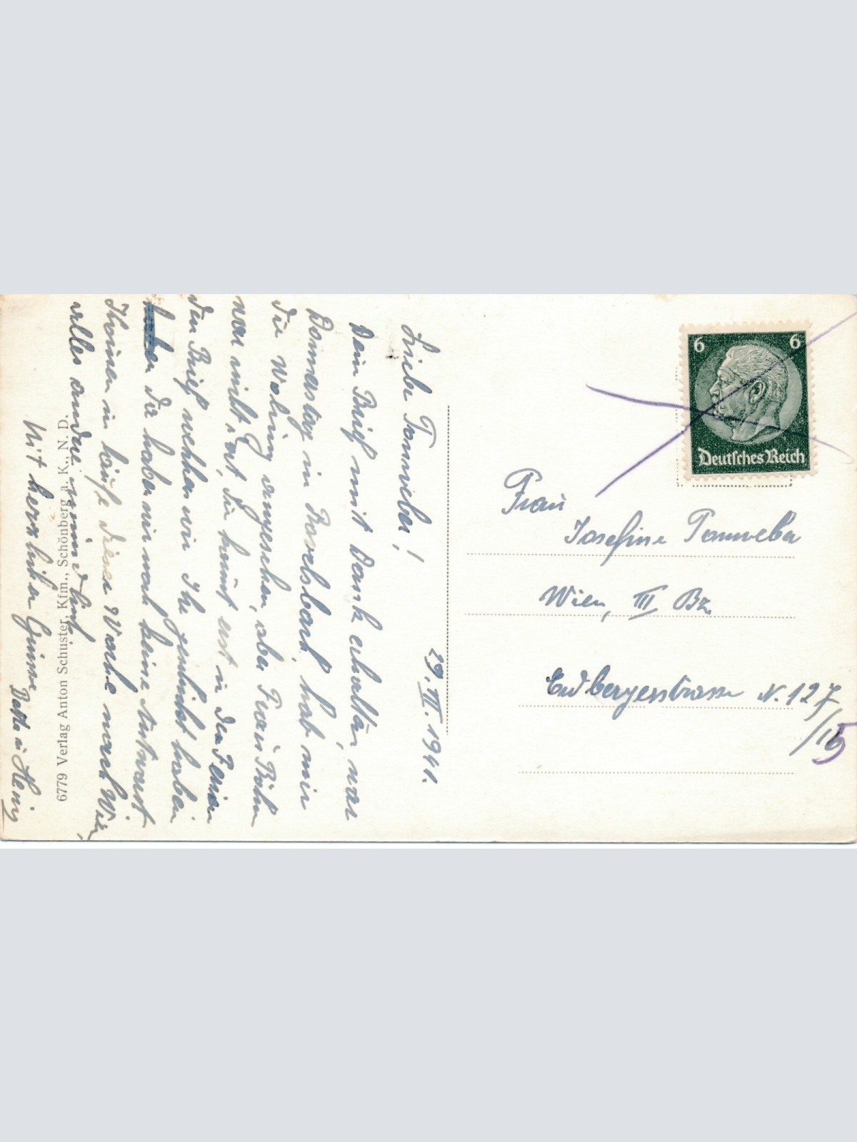 AK aus Schönberg am Kamp Niederösterreich Ansichtskarte (10317)