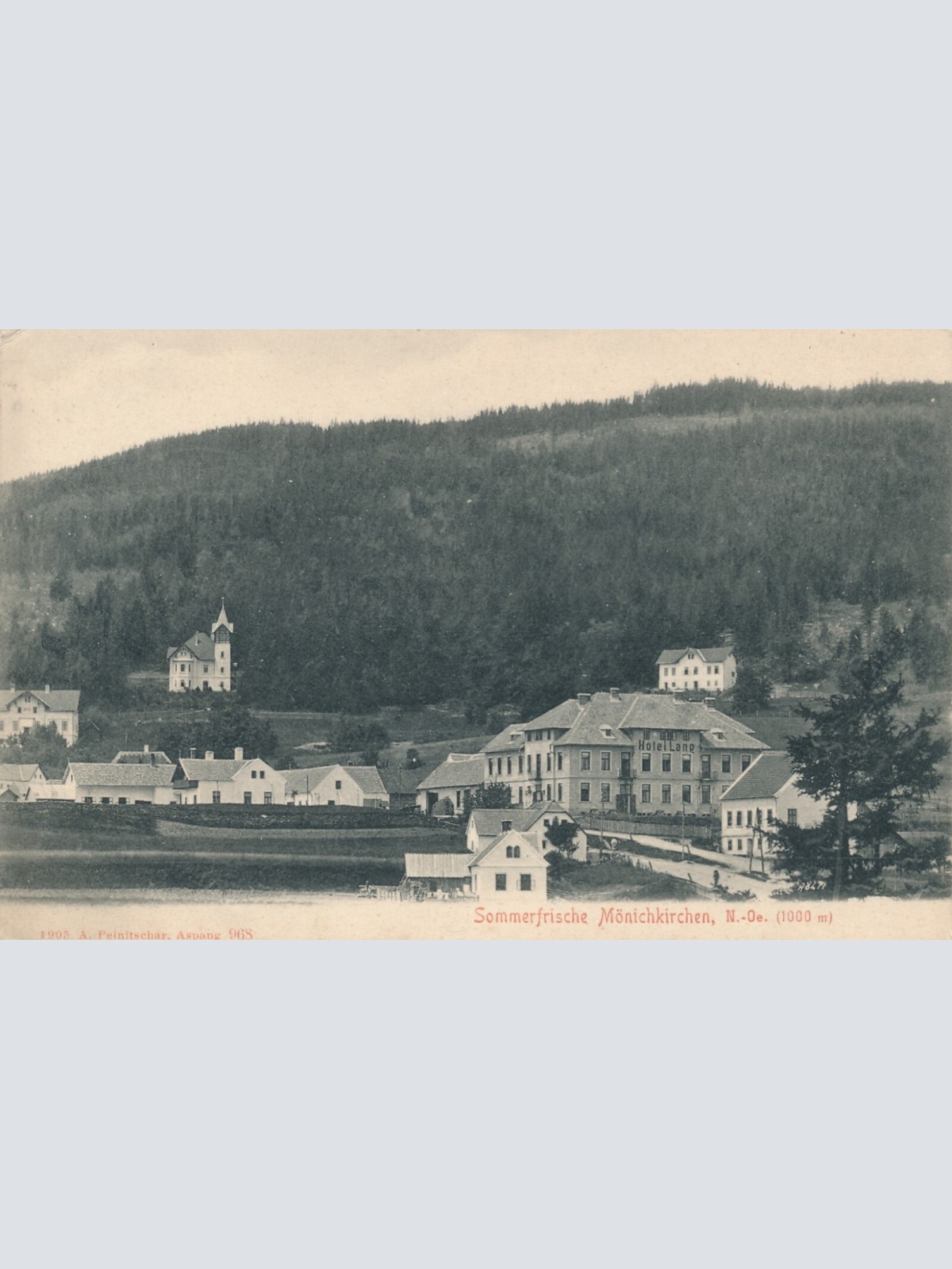 AK aus Mönichkirchen Niederösterreich Ansichtskarte (10322)