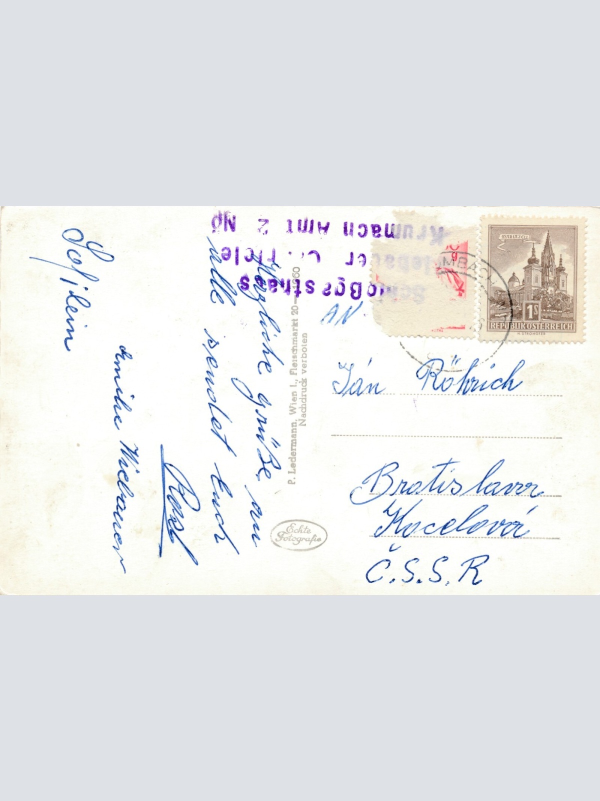 AK vom Schloss Krumbach Niederösterreich Ansichtskarte (10337)