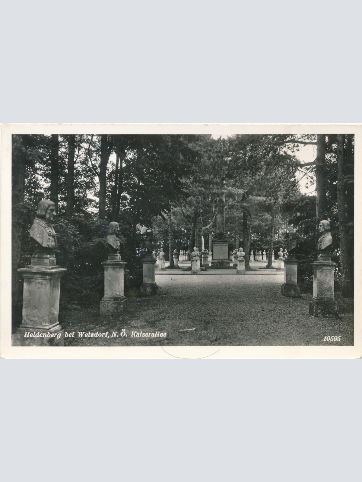 AK Heldenberg bei Wetzdorf Kaiserallee Niederösterreich Ansichtskarte (10340)