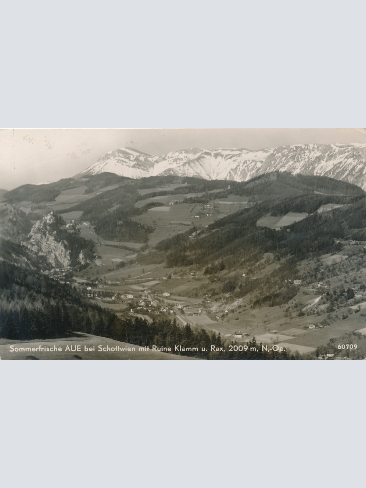 AK Aue bei Schottwien Niederösterreich Ansichtskarte (10343)