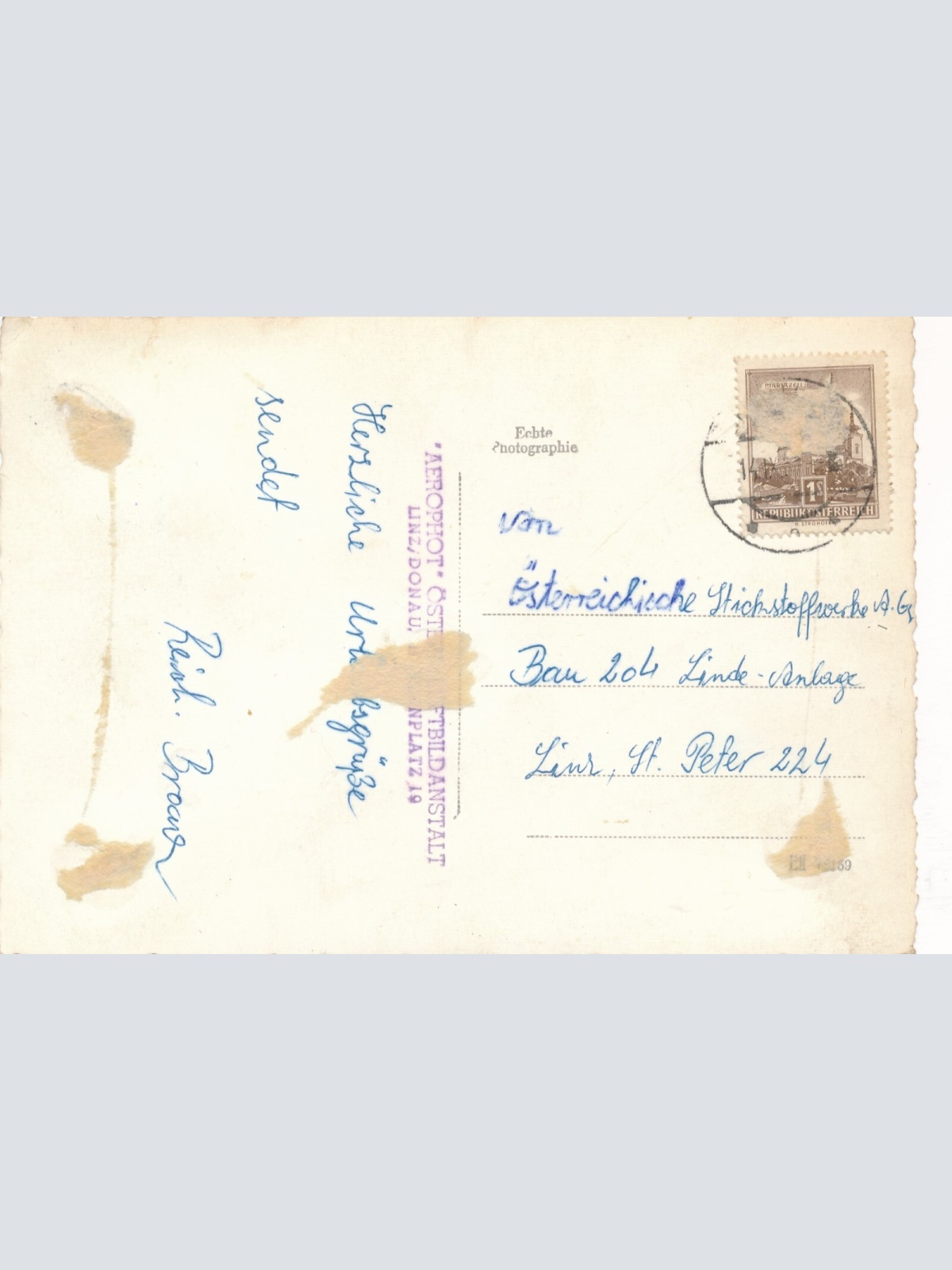 AK aus Raab Fliegeraufnahme 2112Ansichtskarte (10020)