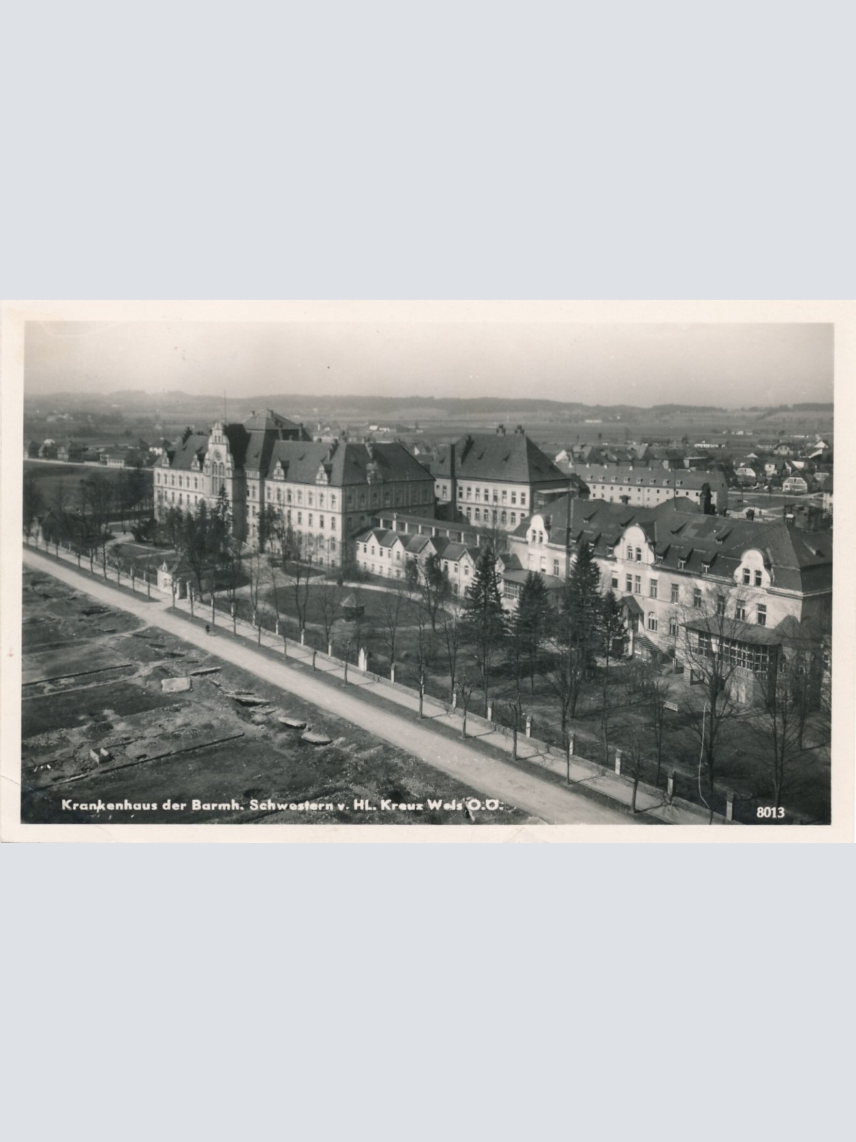 AK aus Wels mit Krankenhaus Oberösterreich Ansichtskarte (10584)