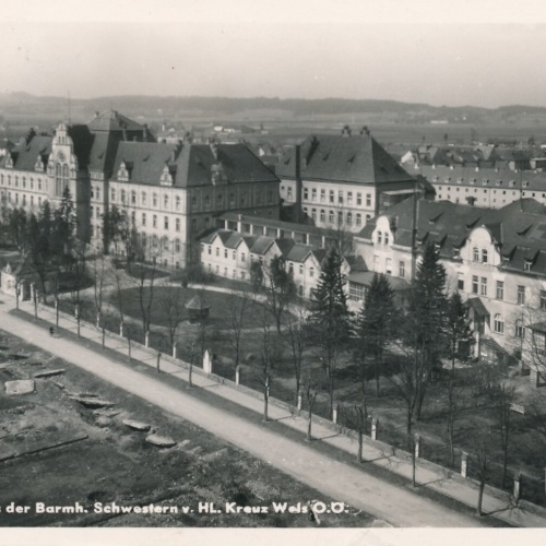 AK aus Wels mit Krankenhaus Oberösterreich Ansichtskarte (10584)