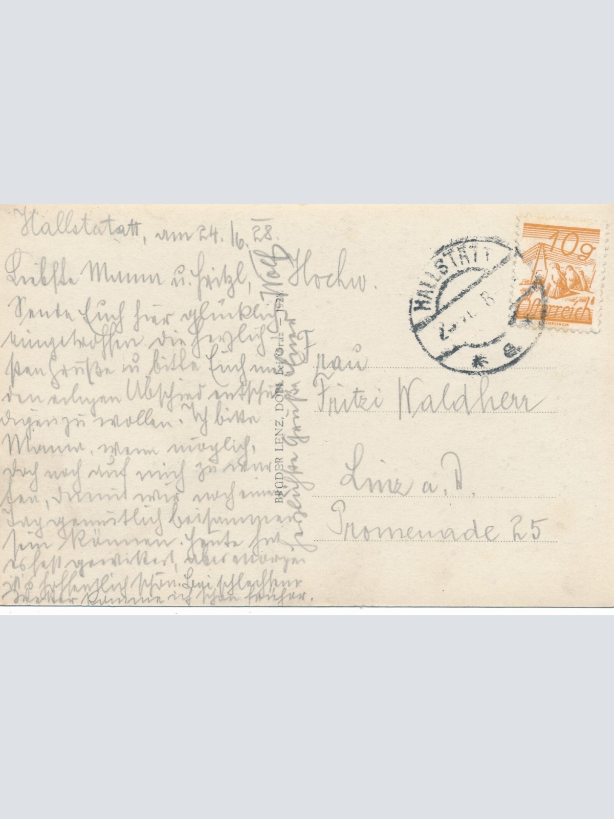 AK aus Hallstatt Oberösterreich Ansichtskarte (10622)