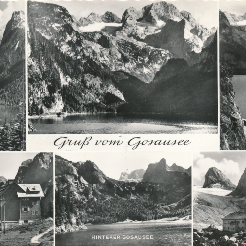 AK gruß vom Gosausee Mehrbildkarte Oberösterreich Ansichtskarte (10623)