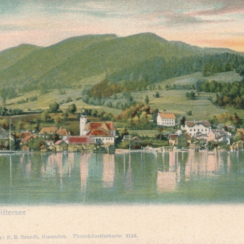 AK aus Unterach am Attersee Oberösterreich Ansichtskarte (10605)