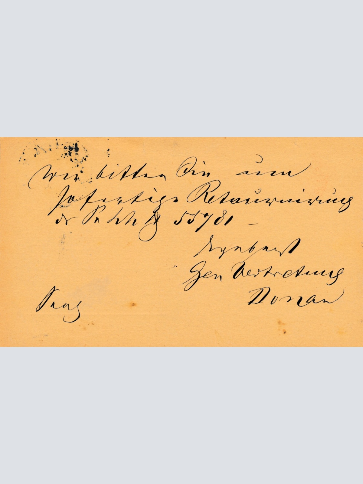 2 Kreuzer - Ganzsachen - Karte 1879 aus Prag - Praha (10109)