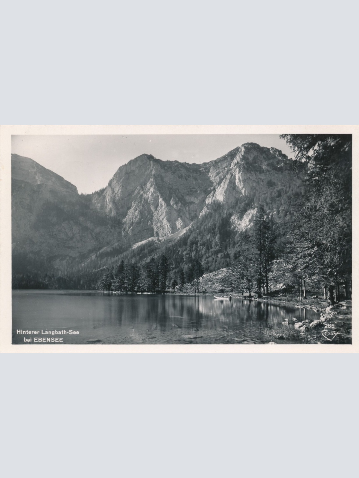 AK vom Hinteren Langbath - See Oberösterreich Ansichtskarte (10567)