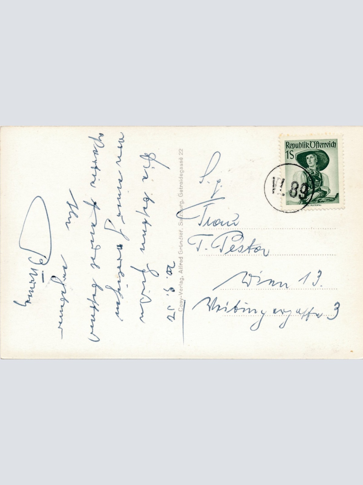 AK vom Hinteren Langbath - See Oberösterreich Ansichtskarte (10567)