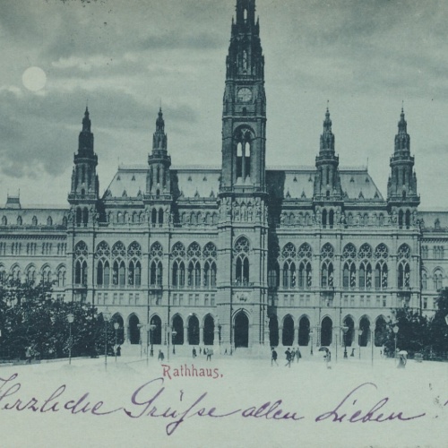 Mondschein - Karte aus Wien Ansichtskarte (10562)