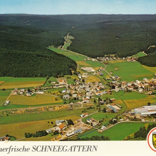 AK Alpine - Luftbild aus Schneegarttern Oberösterreich Ansichtskarte (10724)