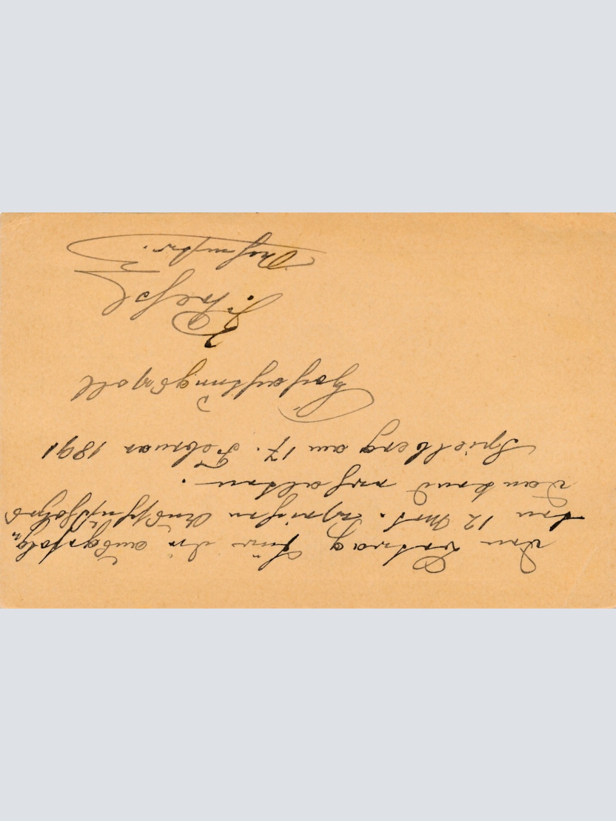 2 Kreuzer - Ganzsachen - Karte 1891 aus Melk (10694)