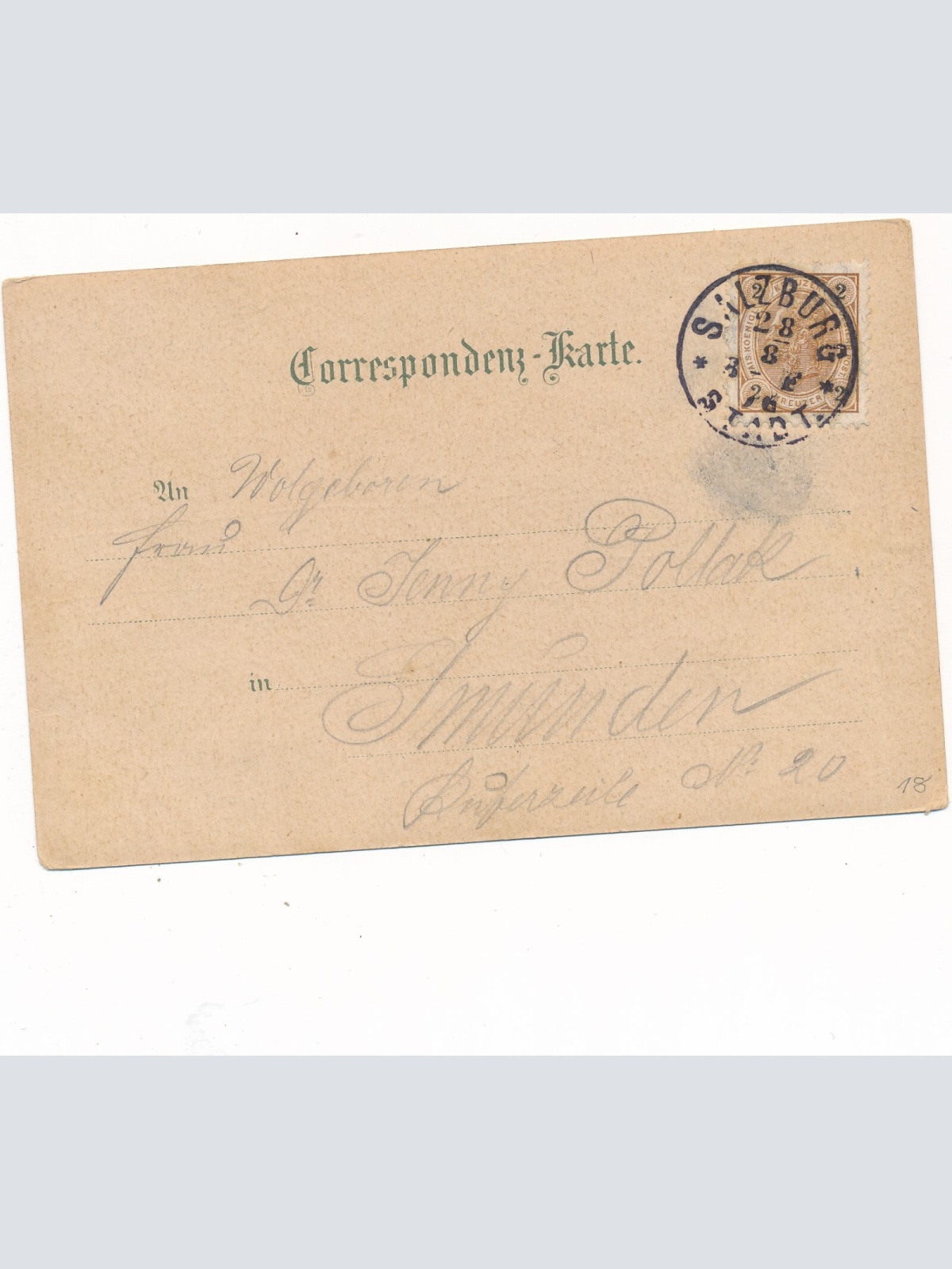 Litho - Karte gruss aus Salzburg Ansichtskarte (9323)