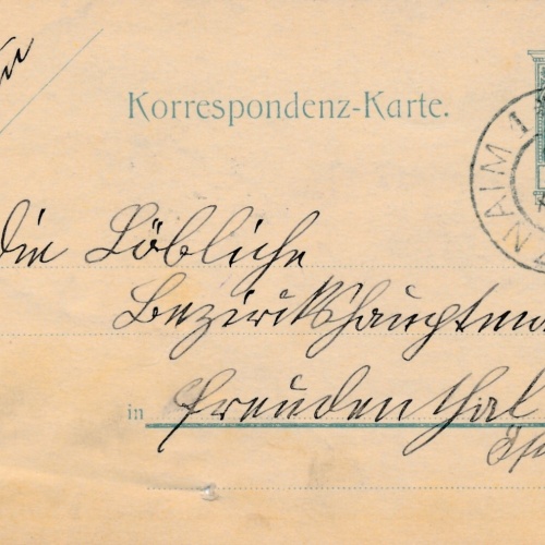 5 Heller - Ganzsachen - Karte 1905 aus Znaim (10646)