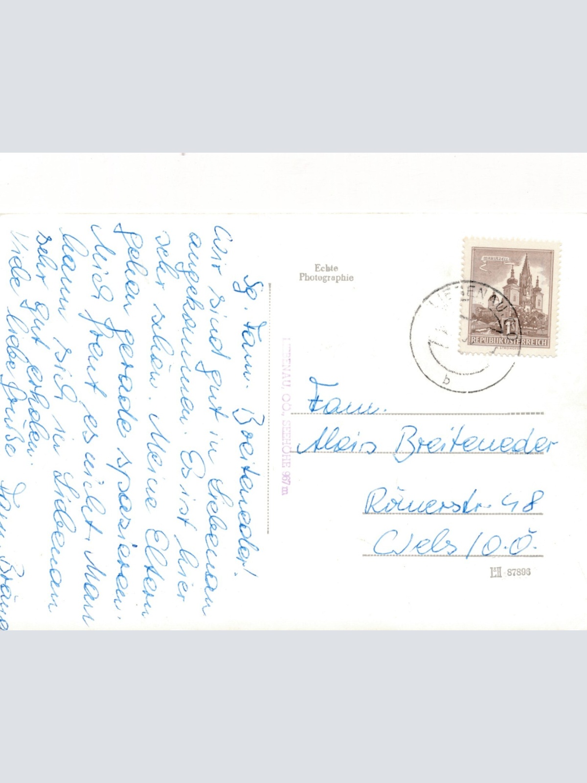 AK aus Liebenau Oberösterreich (J116)