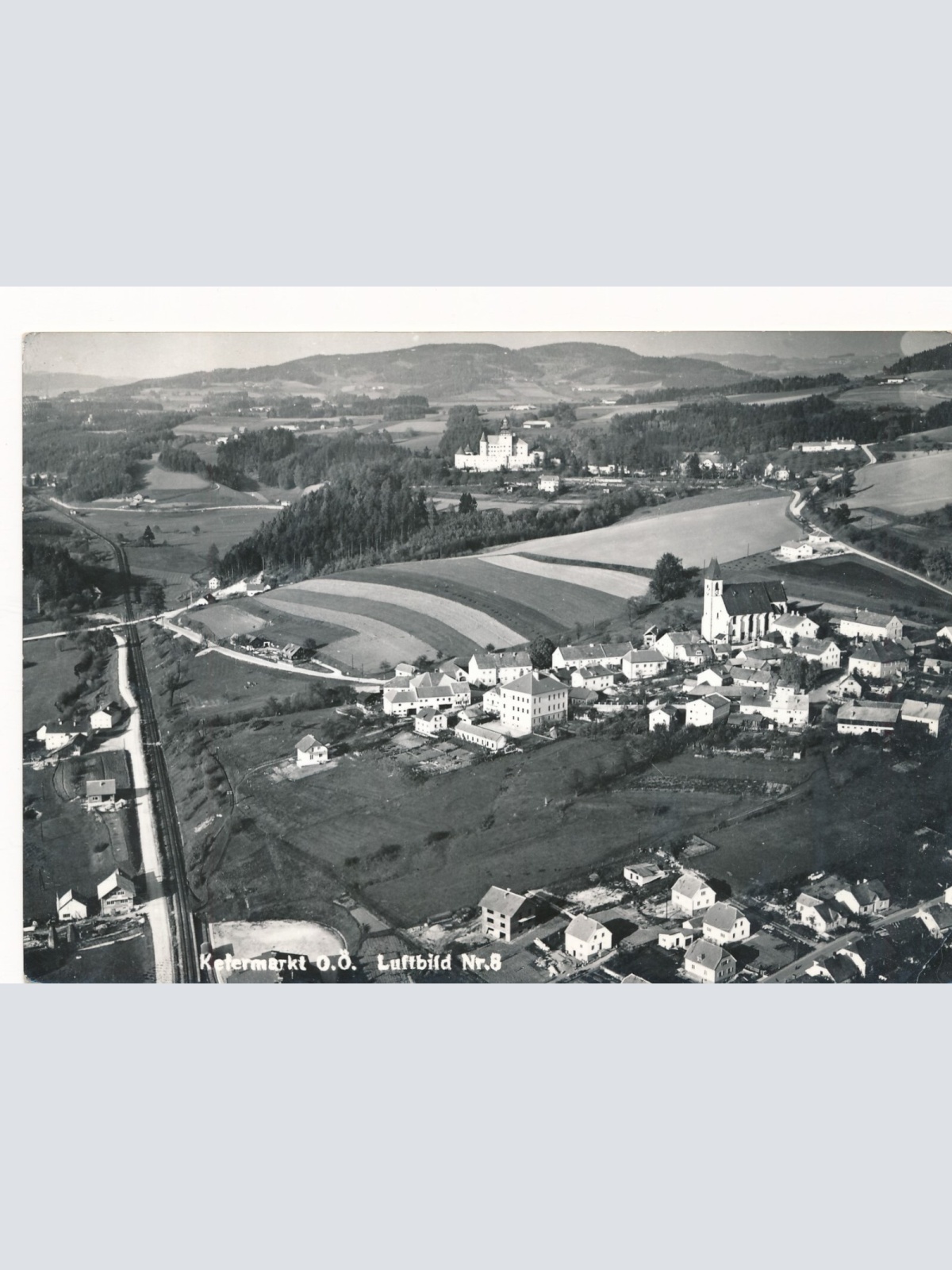 AK aus Kefermarkt Oberösterreich Fliegerfoto (J140)