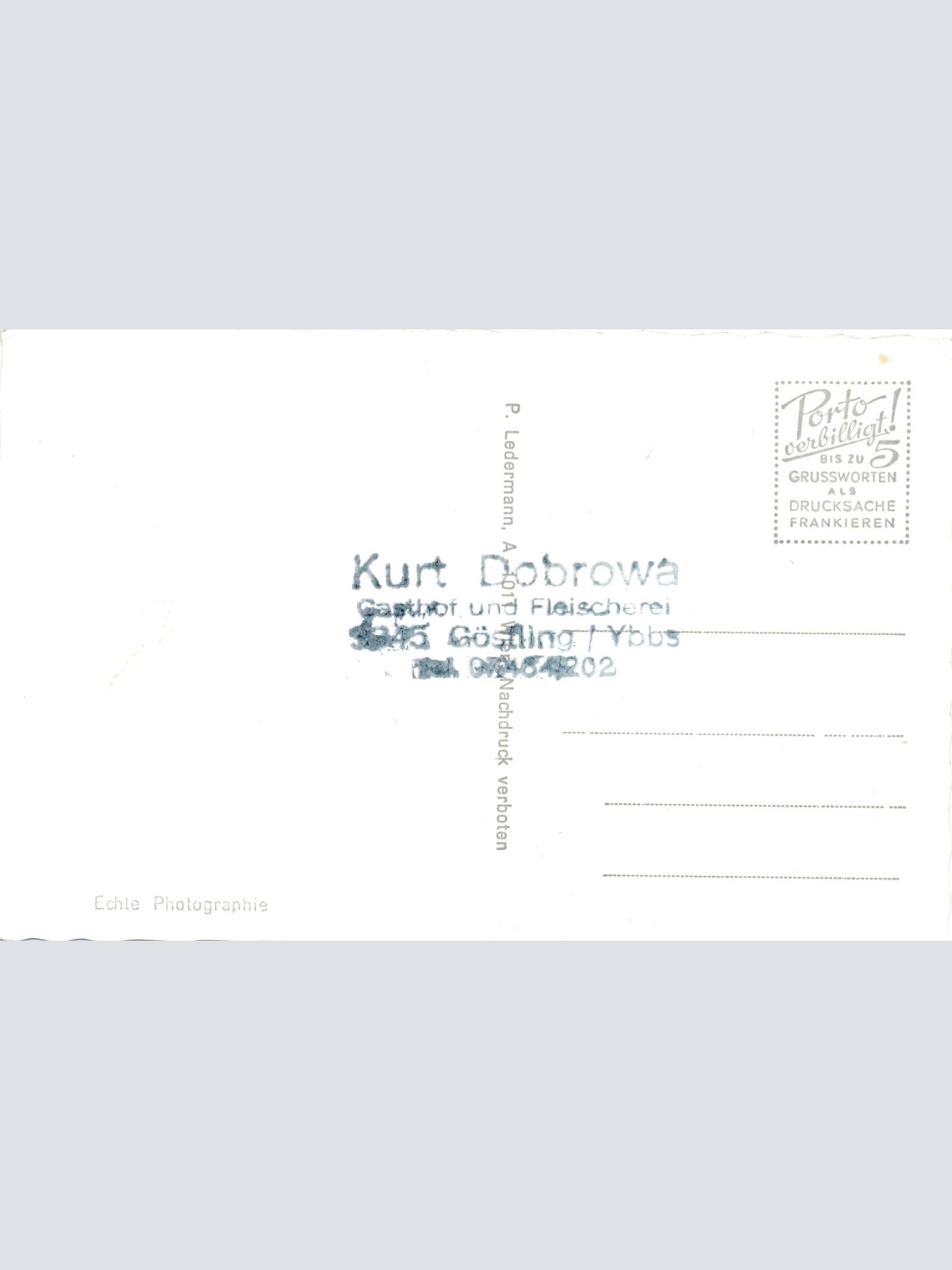 AK aus Göstling Niederösterreich (10490)