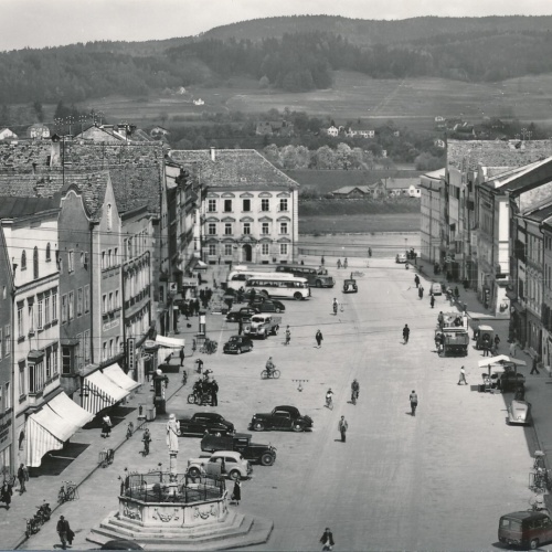 AK aus Braunau am Inn Stadtpaltz Oberösterreich (10475)