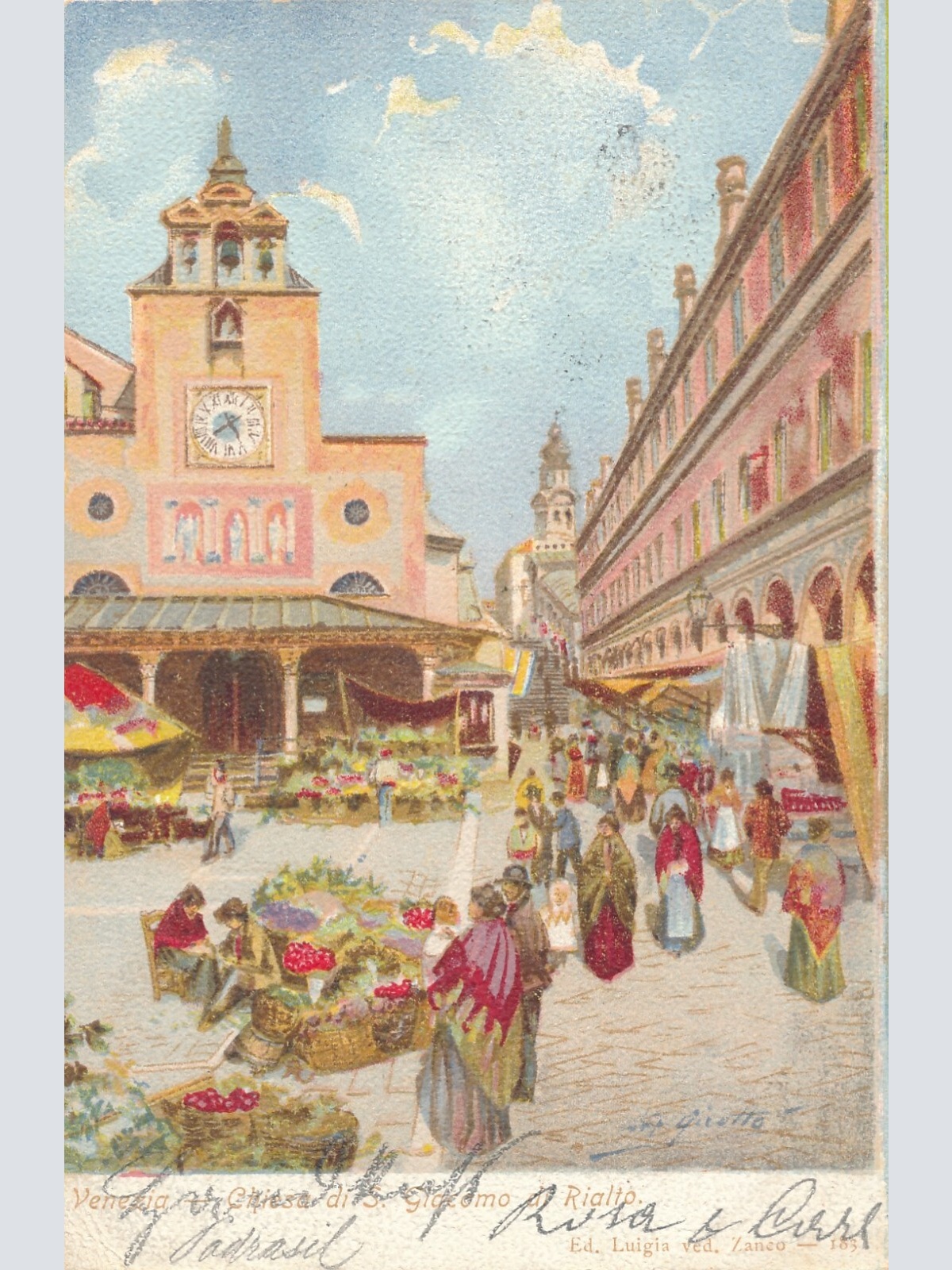 AK aus Venezia Italien Ansichtskarte (10943)