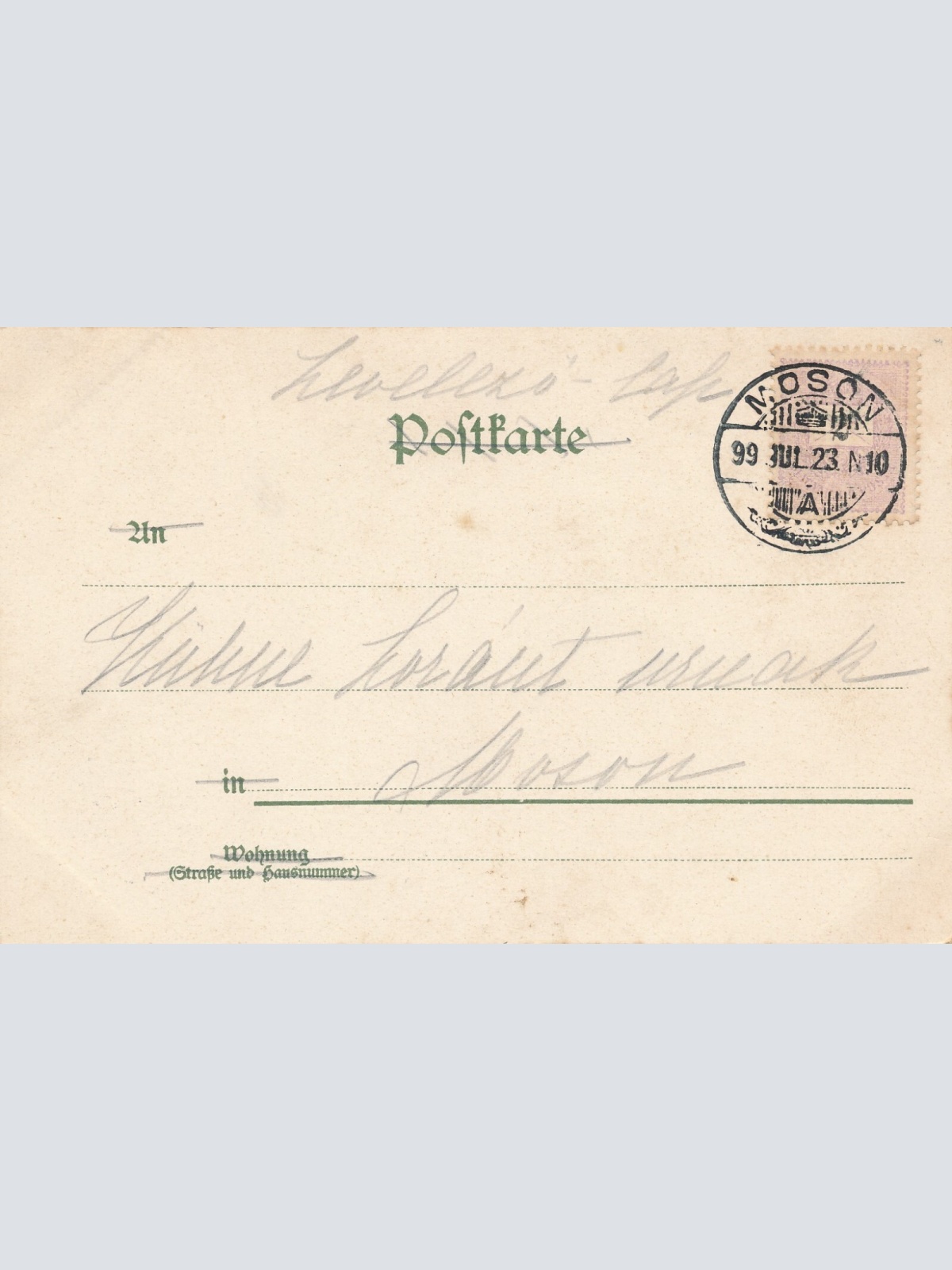 Motiv - Karte von zwei Hunden im Schnee Ansichtskarte (10377)