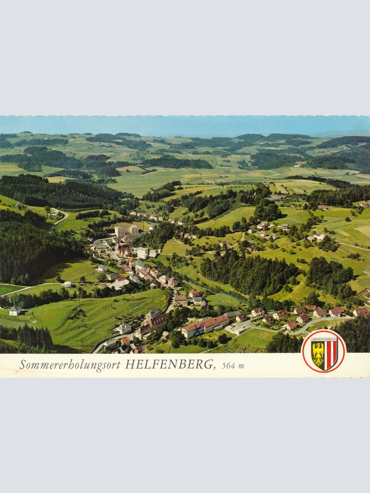 Alpine - Luftbild aus Helfenberg Oberösterreich Ansichtskarte (10922)