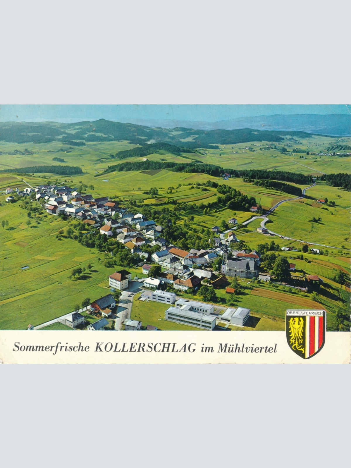 Alpine - Luftbild aus Kollerschlag Oberösterreich Ansichtskarte (10924)