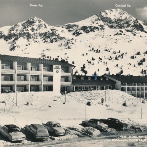 AK aus Obertauern mit Hotel Edelweiss Ansichtskarte (10950)