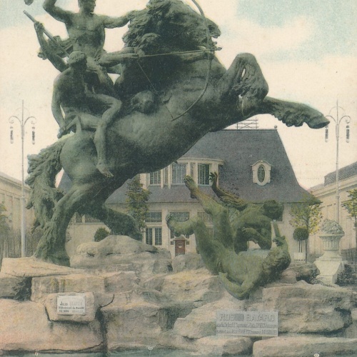 AK aus Gent Gand 1913 Ross der bier Aymonskinder Belgien Ansichtskarte (10877)