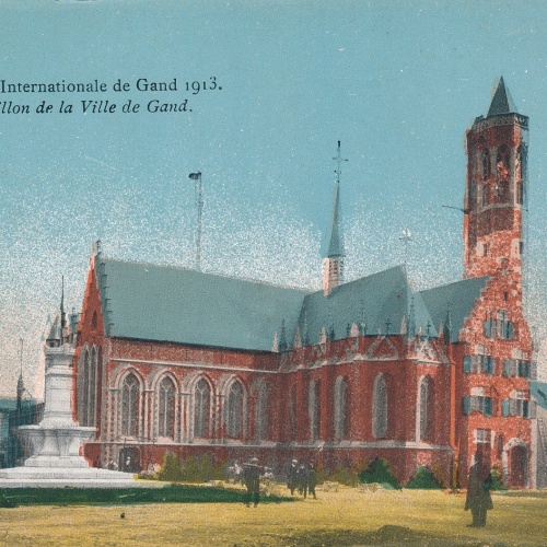 AK aus Belgien Exposition Internationale de Gand Ansichtskarte (10871)