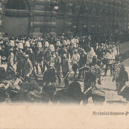 AK aus Wien Frohnleichnams Prozession Ansichtskarte (10890)