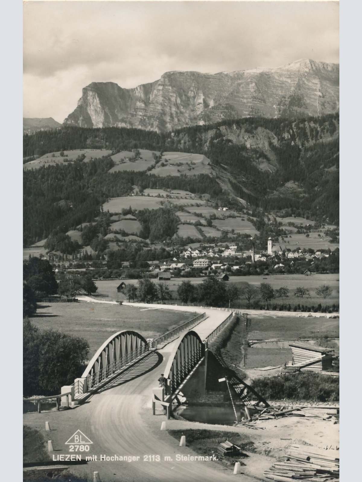 AK aus Liezen mit Brücke Steiermark Ansichtskarte (10906)