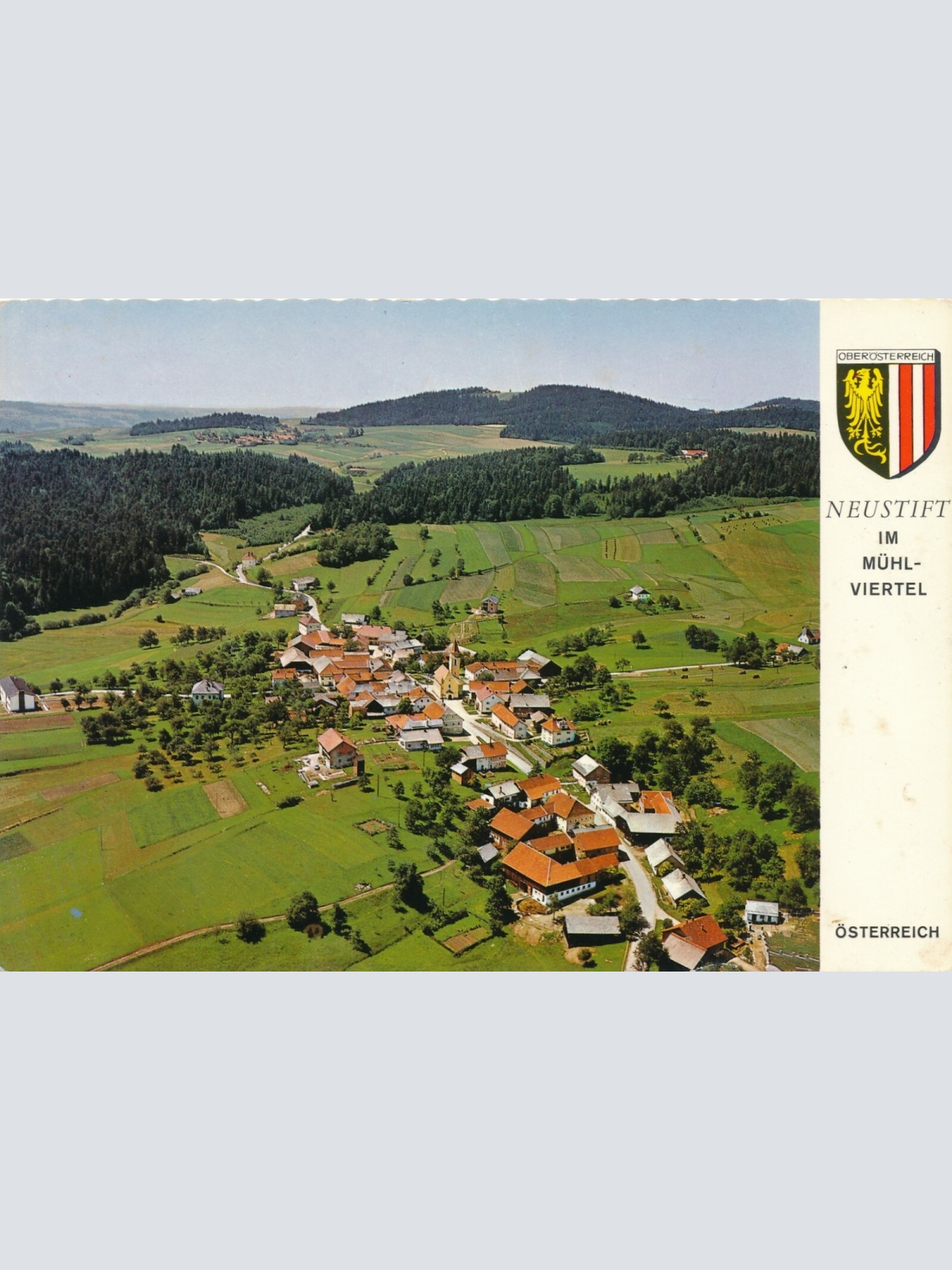 Alpine - Luftbild aus Neustift Oberösterreich Ansichtskarte (10917)