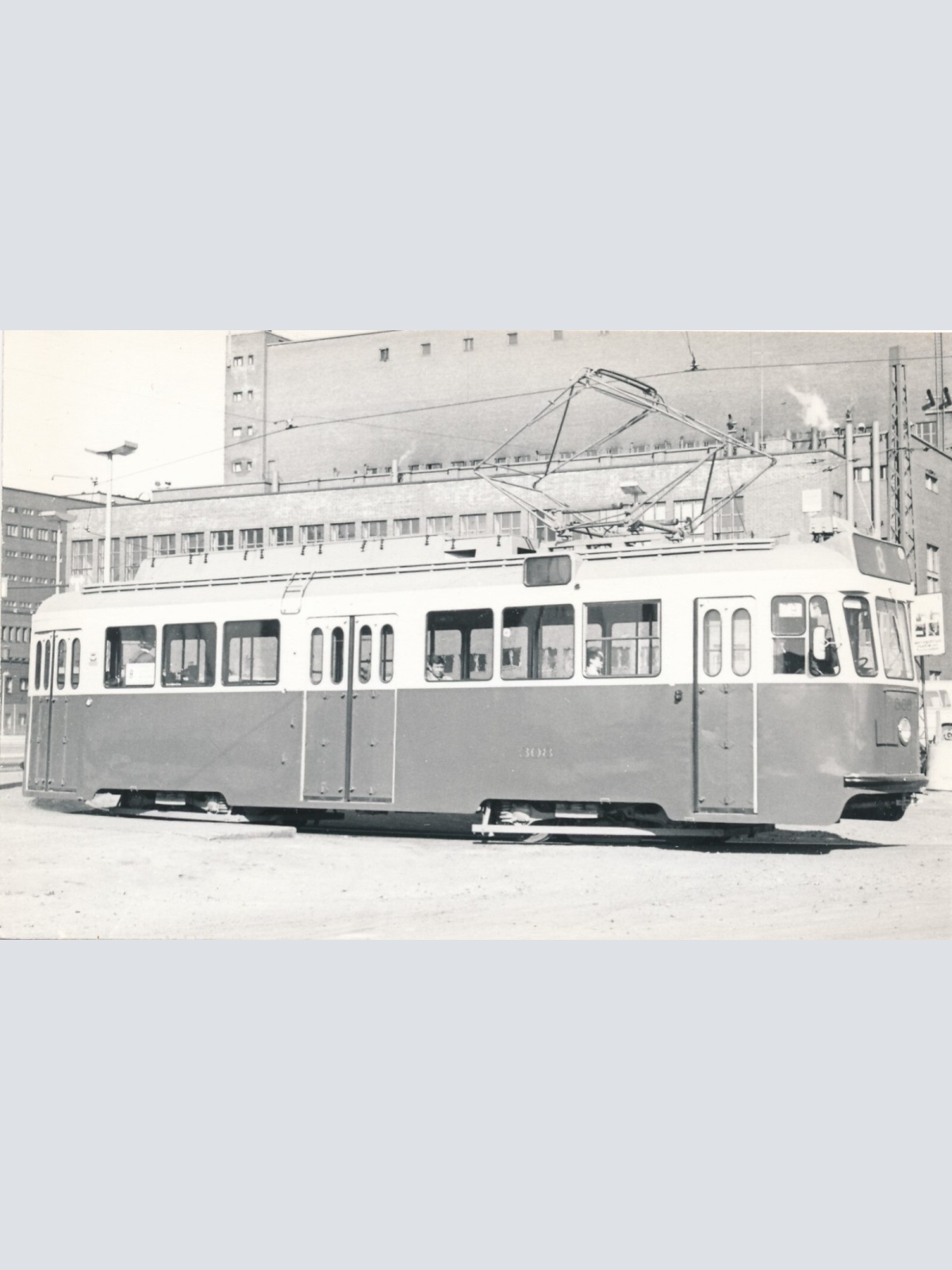 Motiv - Foto - Karte Eisenbahn - Straßenbahn (11110)